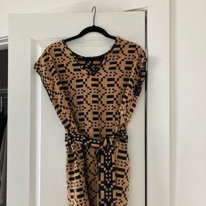 Ace & Jig Olive Shift Dress S/XS Walnut Pecan